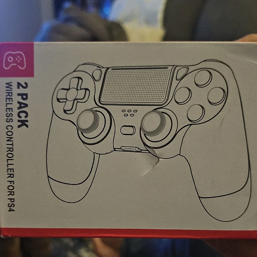 Red Camo Wireless Game Controllers
